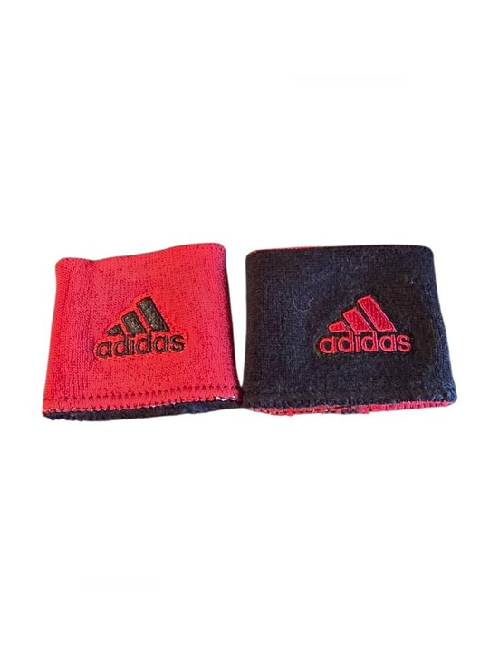 adidas Other - adidas  Reversible Wristbands - Red and Black Logo